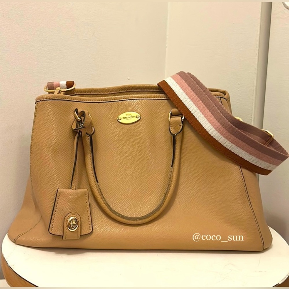 Coach crossbody leather bag